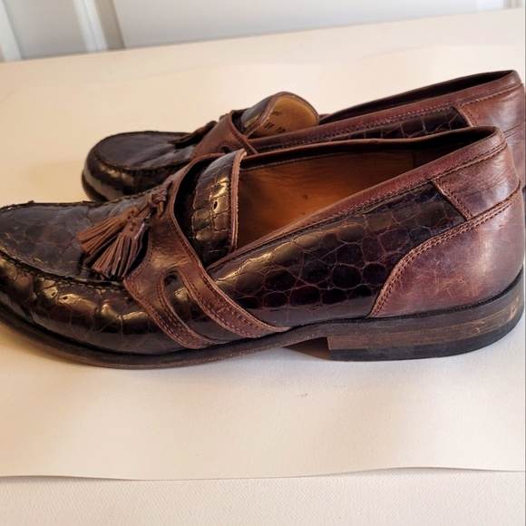 Johnston & Murphy Men's Dress Shoes slip-on Loafers size 9.5 - Picture 2 of 11